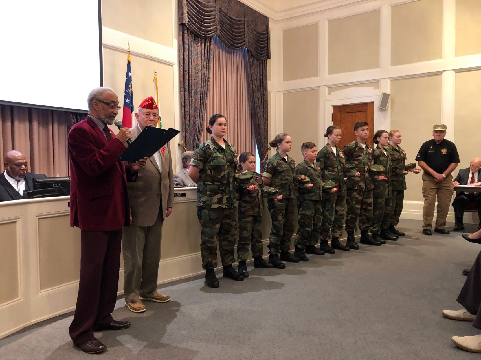 City Commissioners recognize Red Ribbon Week, Young Marines